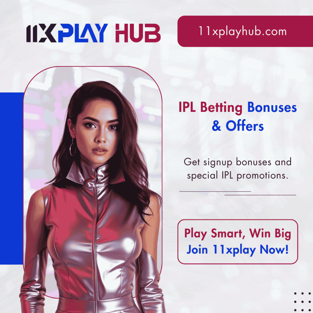 11xplay IPL betting bonuses and offers banner promoting signup bonus and special IPL promotions